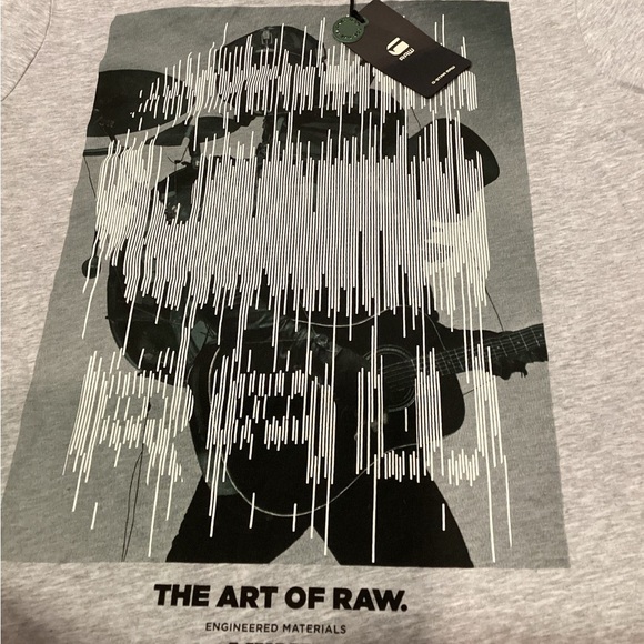 G-STAR RAW Gray Graphic T-Shirt – Size S - NWT - Picture 3 of 9